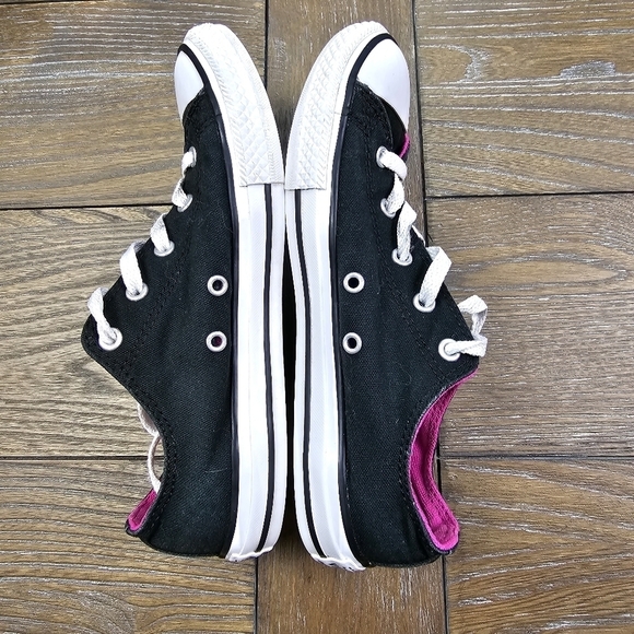 Converse Chuck Taylor All Star Double Tongue Sneakers,  Junior Size 4 - Picture 4 of 10